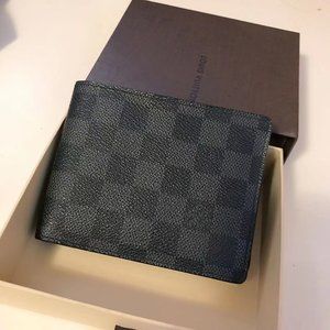 Louis Vuitton Neo Porte-Cartes Macassar Damier Graphite Coated Canvas